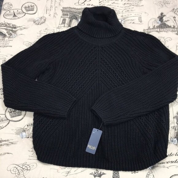 Rachel Rachel Roy Edie Open-Knit Turtleneck Sweater - Picture 2 of 7